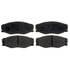 MGD604C by RAYBESTOS - Raybestos R-Line Ceramic Brake Pad Set