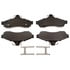 MGD628MH by RAYBESTOS - Raybestos R-Line Metallic Brake Pad Set
