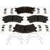 MGD637MH by RAYBESTOS - Raybestos R-Line Metallic Brake Pad Set