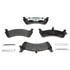 MGD667MH by RAYBESTOS - Raybestos R-Line Metallic Brake Pad Set