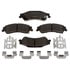 Raybestos MGD729CH Disc Brake Pad Set Raybestos R-Line Ceramic Brake Pad Set