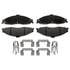 MGD749CH by RAYBESTOS - Raybestos R-Line Ceramic Brake Pad Set