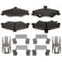 Raybestos MGD750CH Disc Brake Pad Set Raybestos R-Line Ceramic Brake Pad Set