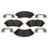 Raybestos MGD753MH Disc Brake Pad Set Raybestos R-Line Metallic Brake Pad Set