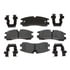 Raybestos MGD754MH Disc Brake Pad Set Raybestos R-Line Metallic Brake Pad Set