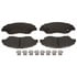 MGD774MH by RAYBESTOS - Raybestos R-Line Metallic Brake Pad Set