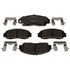 MGD787CH by RAYBESTOS - Raybestos R-Line Ceramic Brake Pad Set