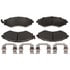MGD797MH by RAYBESTOS - Raybestos R-Line Metallic Brake Pad Set
