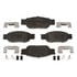 Raybestos MGD805MH Disc Brake Pad Set Raybestos R-Line Metallic Brake Pad Set