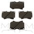 Raybestos MGD812CH Disc Brake Pad Set Raybestos R-Line Ceramic Brake Pad Set