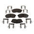 MGD815CH by RAYBESTOS - Raybestos R-Line Ceramic Brake Pad Set