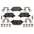 MGD828CH by RAYBESTOS - Raybestos R-Line Ceramic Brake Pad Set