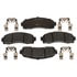 Raybestos MGD833MH Disc Brake Pad Set Raybestos R-Line Metallic Brake Pad Set