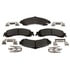 MGD834CH by RAYBESTOS - Raybestos R-Line Ceramic Brake Pad Set
