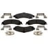 Raybestos MGD834MH Disc Brake Pad Set Raybestos R-Line Metallic Brake Pad Set
