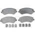 Raybestos MGD856MH Disc Brake Pad Set Raybestos R-Line Metallic Brake Pad Set