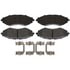 MGD902MH by RAYBESTOS - Raybestos R-Line Metallic Brake Pad Set