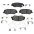 Raybestos MGD914CH Disc Brake Pad Set Brake Parts Inc Raybestos R-Line Ceramic Disc Brake Pad Set