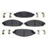 MGD931MH by RAYBESTOS - Raybestos R-Line Metallic Brake Pad Set