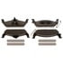 Raybestos MGD963MH Disc Brake Pad Set Raybestos R-Line Metallic Brake Pad Set