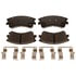 MGD957CH by RAYBESTOS - Raybestos R-Line Ceramic Brake Pad Set