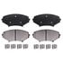 PGD1009M by RAYBESTOS - Raybestos Element3 Metallic Brake Pad Set
