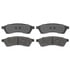 Raybestos PGD1030C Disc Brake Pad Set Raybestos Element3 Ceramic Brake Pad Set