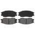 PGD1013M by RAYBESTOS - Brake Parts Inc Raybestos Element3 Overstock Metallic Disc Brake Pad Set