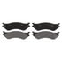 PGD1077M by RAYBESTOS - Raybestos Element3 Metallic Brake Pad Set