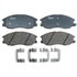 PGD1097C by RAYBESTOS - Raybestos Element3 Ceramic Brake Pad Set