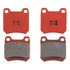 PGD110M by RAYBESTOS - Raybestos Element3 Metallic Brake Pad Set