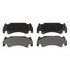 Raybestos PGD1085M Disc Brake Pad Set Raybestos Element3 Metallic Brake Pad Set