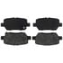 PGD1090C by RAYBESTOS - Raybestos Element3 Ceramic Brake Pad Set