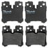 Raybestos PGD1283M Disc Brake Pad Set Raybestos Element3 Metallic Brake Pad Set