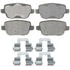 PGD1314M by RAYBESTOS - Raybestos Element3 Metallic Brake Pad Set