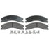PGD1411C by RAYBESTOS - Raybestos Element3 Ceramic Brake Pad Set