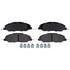 PGD1463M by RAYBESTOS - Raybestos Element3 Metallic Brake Pad Set