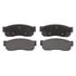 PGD233 by RAYBESTOS - Raybestos Element3 Organic Brake Pad Set