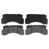 PGD236M by RAYBESTOS - Raybestos Element3 Metallic Brake Pad Set