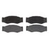 Raybestos PGD265 Disc Brake Pad Set Raybestos Element3 Organic Brake Pad Set