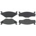 PGD280A by RAYBESTOS - Brake Parts Inc Raybestos Element3 Overstock Organic Disc Brake Pad Set