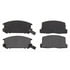 PGD309 by RAYBESTOS - Raybestos Element3 Organic Brake Pad Set