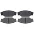 Raybestos PGD303 Disc Brake Pad Set Brake Parts Inc Raybestos Element3 Overstock Organic Disc Brake Pad Set