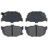PGD323A by RAYBESTOS - Brake Parts Inc Raybestos Element3 Overstock Organic Disc Brake Pad Set