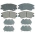 PGD349C by RAYBESTOS - Raybestos Element3 Ceramic Brake Pad Set