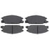 PGD363M by RAYBESTOS - Brake Parts Inc Raybestos Element3 Overstock Metallic Disc Brake Pad Set