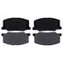 Raybestos PGD356C Disc Brake Pad Set Raybestos Element3 Ceramic Brake Pad Set