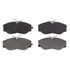 Raybestos PGD358M Disc Brake Pad Set Raybestos Element3 Metallic Brake Pad Set
