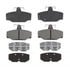PGD391M by RAYBESTOS - Raybestos Element3 Metallic Brake Pad Set