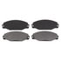 Raybestos PGD393M Disc Brake Pad Set Raybestos Element3 Metallic Brake Pad Set